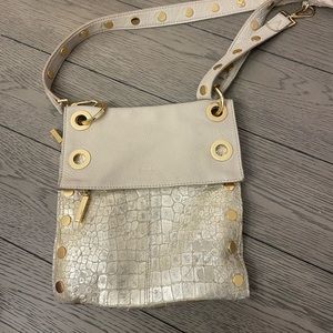 HAMMITT MONTANA suede and leather reversible crossbody